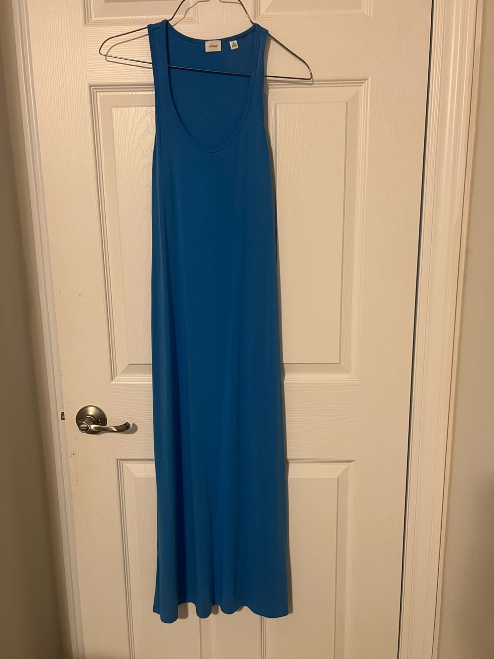 Aritzia - Wilfred Sleeveless Blue Maxi Dress